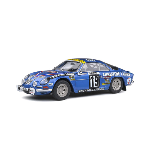Alpine A110 1600S Bleu N°19 Mouton/Conconi WRC 1976 1/18